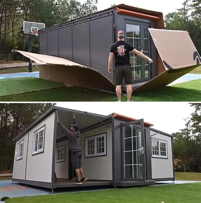 Twee containerhuis